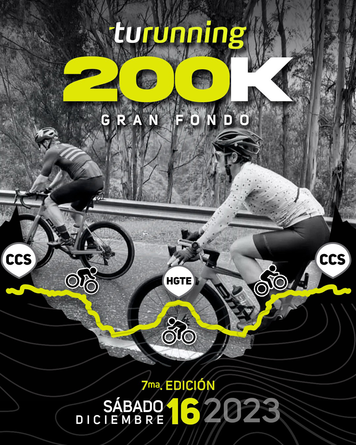 Gran Fondo 200K turunning ¡Pon a prueba tu resistencia!
Y suma a tu temporada 200 kilómetros
