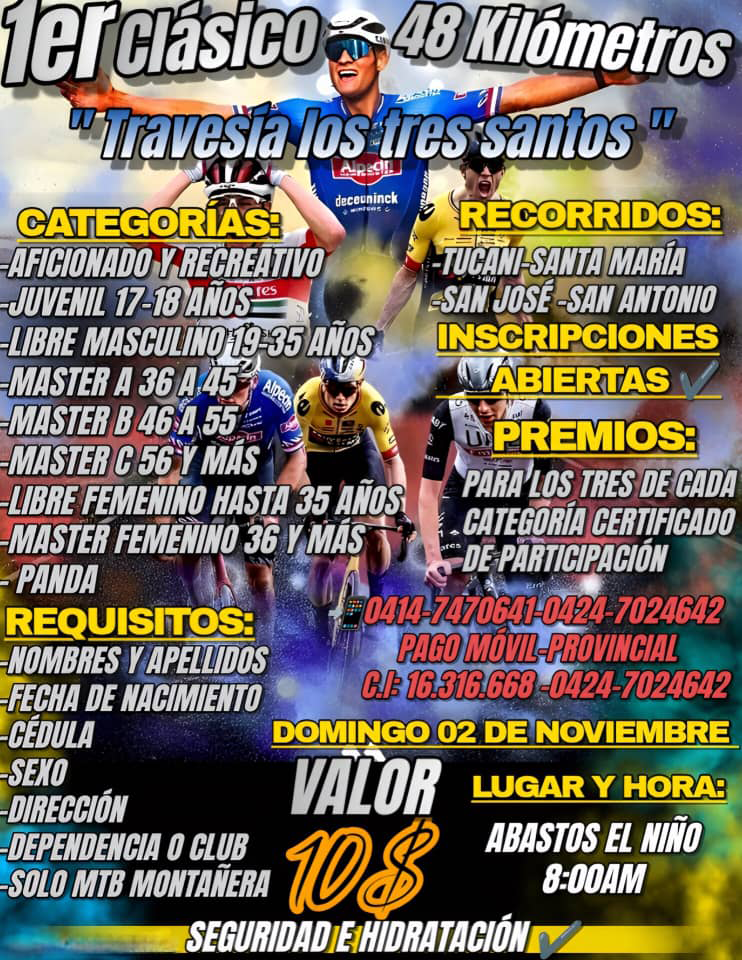 1er clasico los tres santos MTB