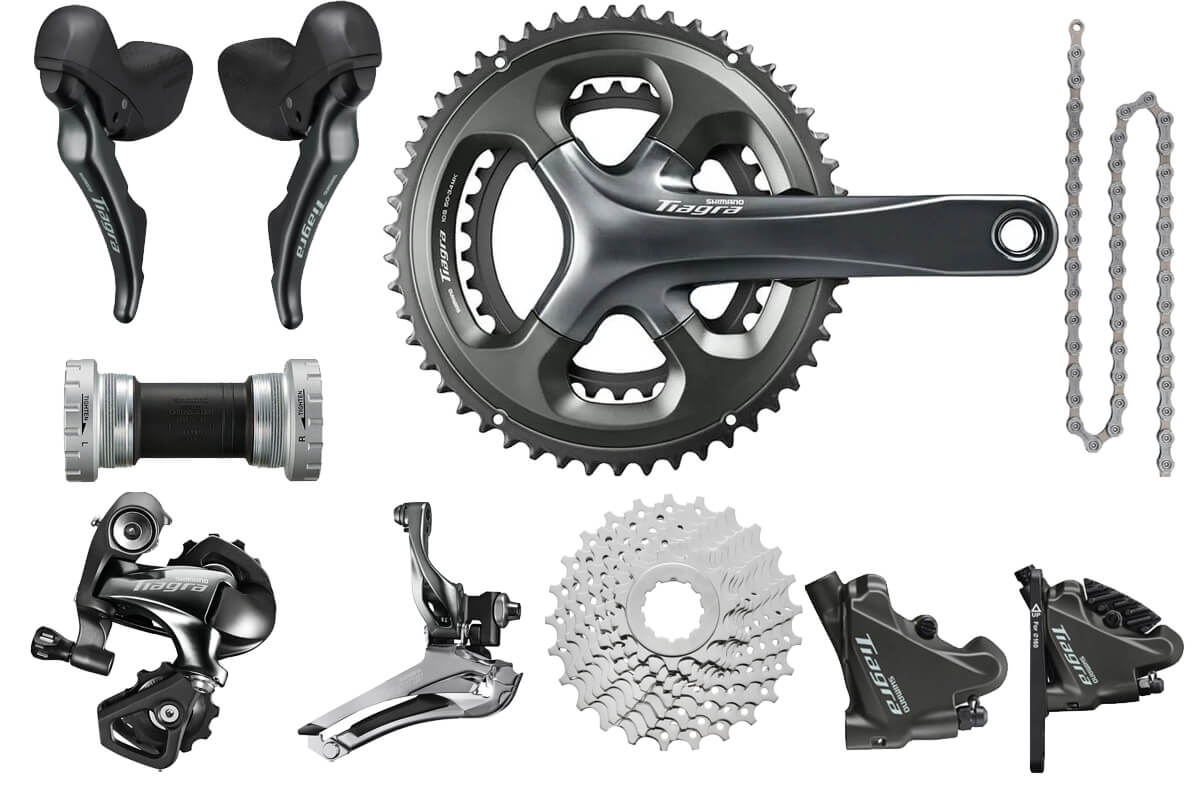Shimano Sora Tiagra 105 comparacion