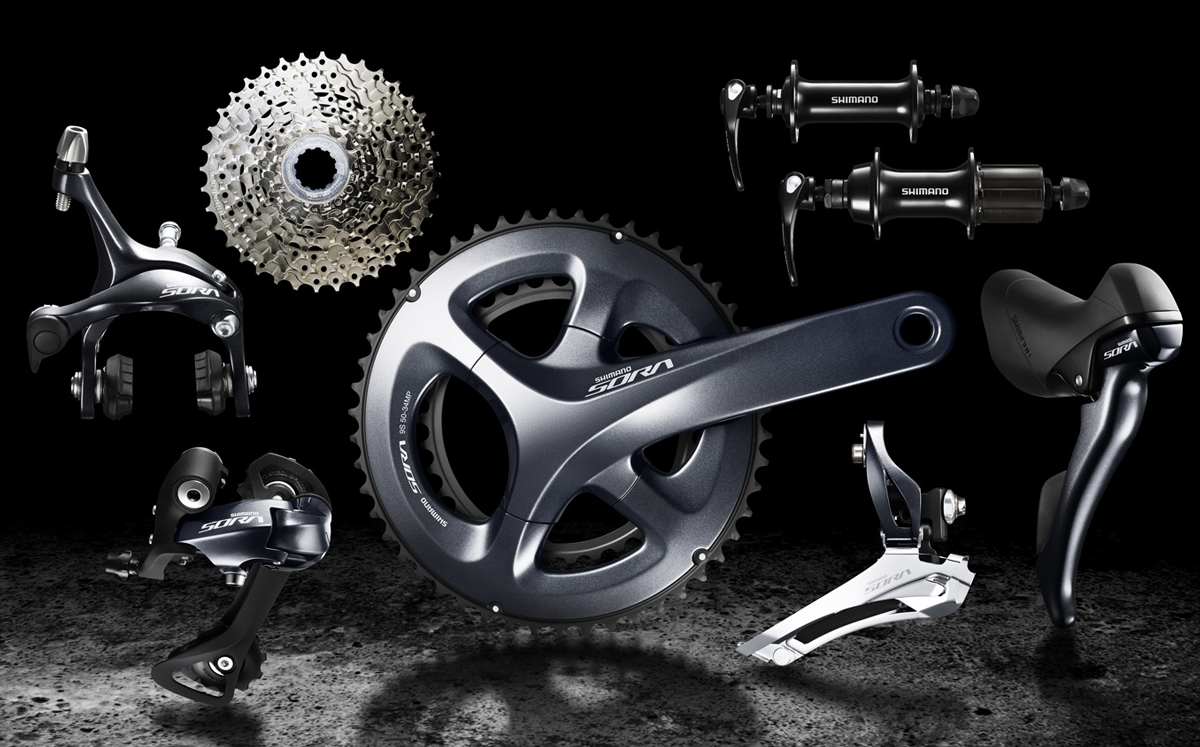 Shimano Sora Tiagra 105 comparacion