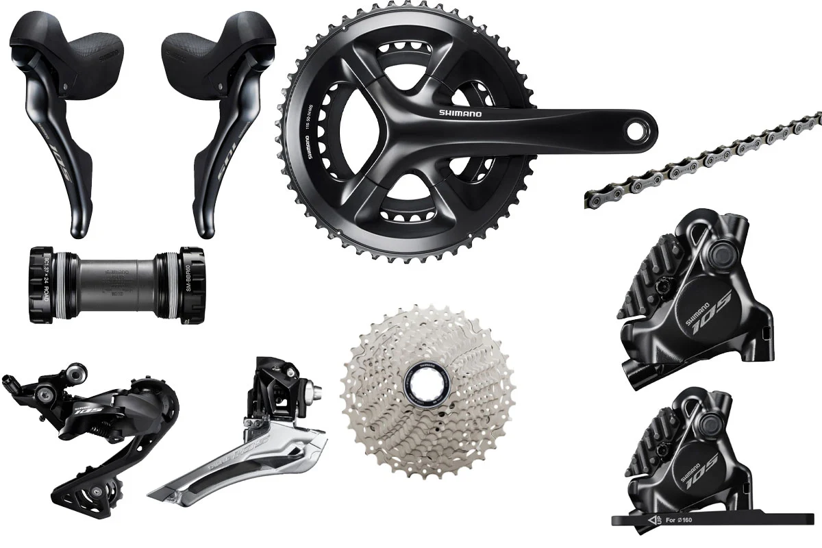Shimano Sora Tiagra 105 comparacion
